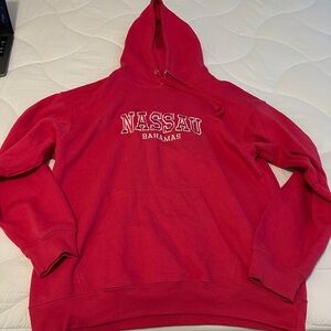 Red Nassau Bahamas Hoodie
